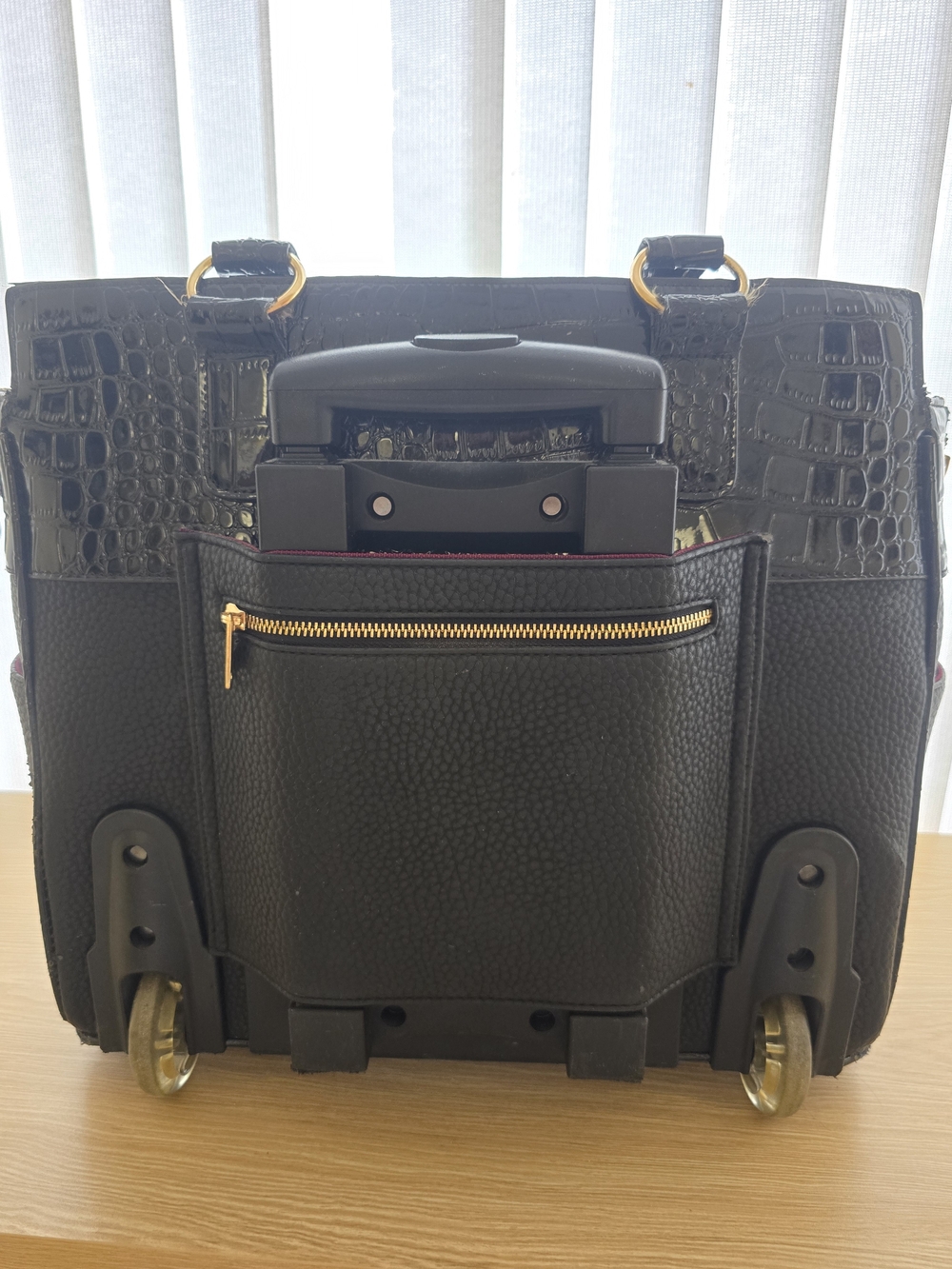 JKM Milano Laptop Rolling Bag - Picture 3 of 4